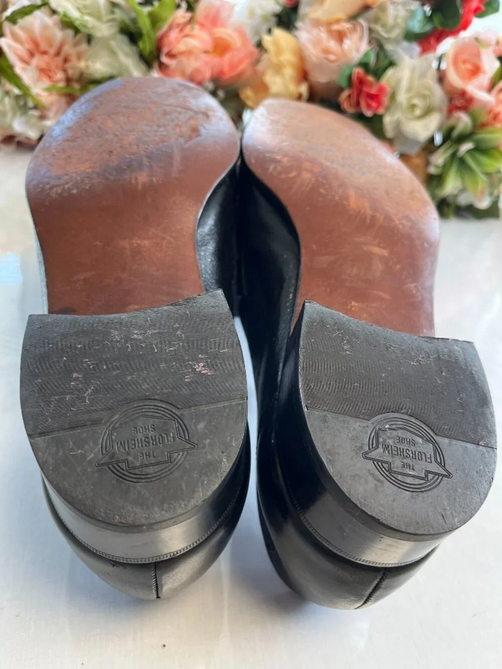 Florsheim Como Black Leather Moc Toe Strap Loafers Men’s 11 D